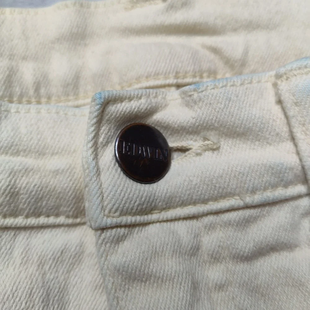 EDWIN SAVANNAH STRETCH Men 31X31 Cream‎ Denim Jeans Made In Japan